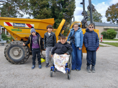 Spielplatzbaustelle