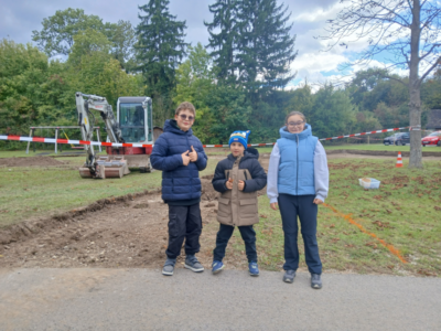 Spielplatzbaustelle