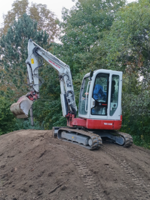Spielplatzbaustelle