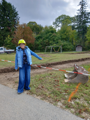 Spielplatzbaustelle