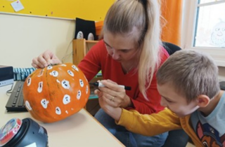 Halloweenkürbis Halloweenkürbis