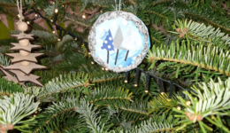 Christbaum in der Aula