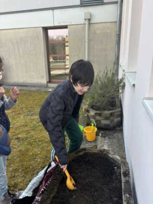 Frühling im Schulgarten