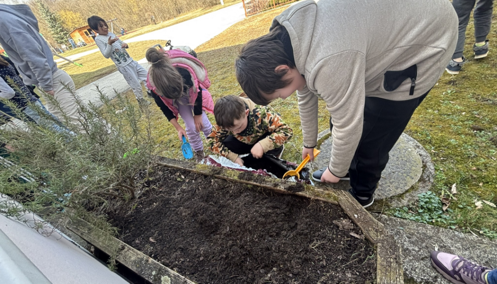 Frühling im Schulgarten