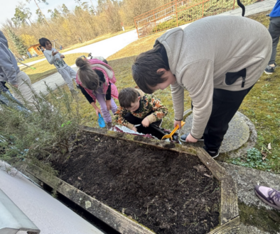 Frühling im Schulgarten