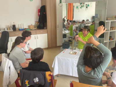 Besuch der Logopädin Besuch der Logopädin