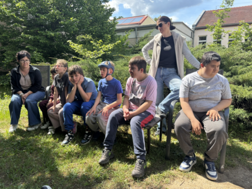 Besuch der Imkerin